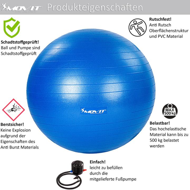 Immagine prodotto Movit Palla per esercizi (85 cm)