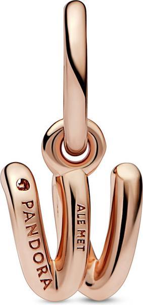 Produktbild Pandora Buchstabe w Handschrift Charm (Metall, rosevergoldet)