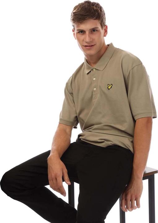 Actual product image Lyle and Scott Mens Plain Polo Shirt (4XL)