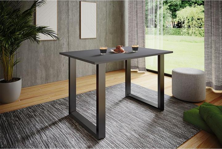 Produktbild Ebuy24 Esstisch XonaU schwarz (140 x 50 x 76 cm)