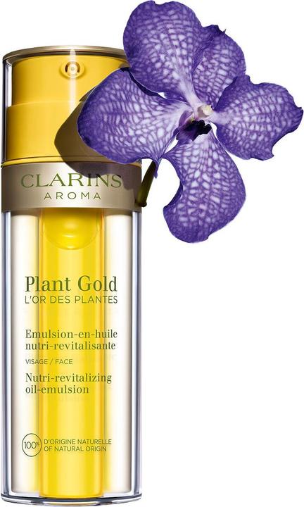 Actual product image Clarins Aroma Plant Gold Nutri-Revitalizing Oil Emulsion (35 ml, Day cream)