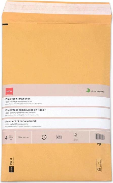 Produktbild Elco Papierpolstertasche 74653.92 249 x 356mm, braun 4 Stk. (4 x)