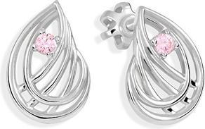 Brilio Silver - Charming silver earrings with zircons 436 001 00543 0400440