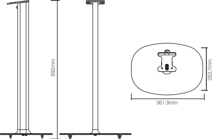 Actual product image Flexson Stand SONOS ERA 300 (1 pcs., Stand, Not movable)