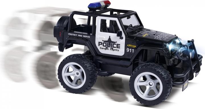 Image du produit Carson 1:12 Jeep Wrangler Police 2.4G 100% RTR (RTR Prêt à fonctionner)