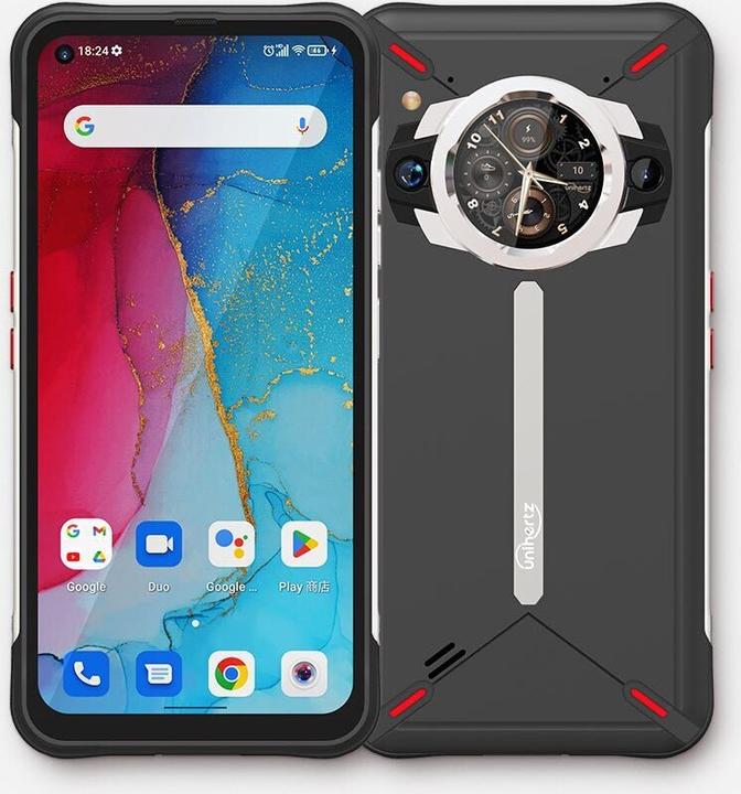 Unihertz TickTock S -puhelin, 256/8 Gt, musta (256 GB, Black, 5.33", 64 Mpx)