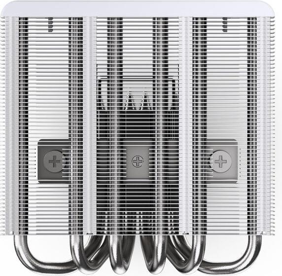 Actual product image Jonsbo HP600 CPU cooler, 120 mm - white, A-RGB (66 mm)