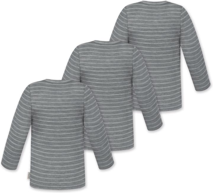 Actual product image Normani 3-pack baby merino longsleeve "Taupo" - 9467 (86)