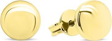 Brilio Silver - Minimalist gold-plated earrings EA103Y