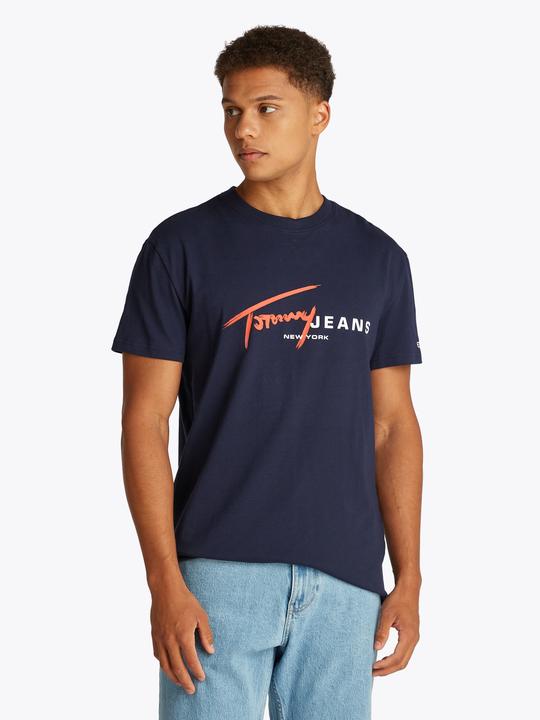 Actual product image Tommy Jeans Tjm Reg Signtr Dna Tee Ext (S)