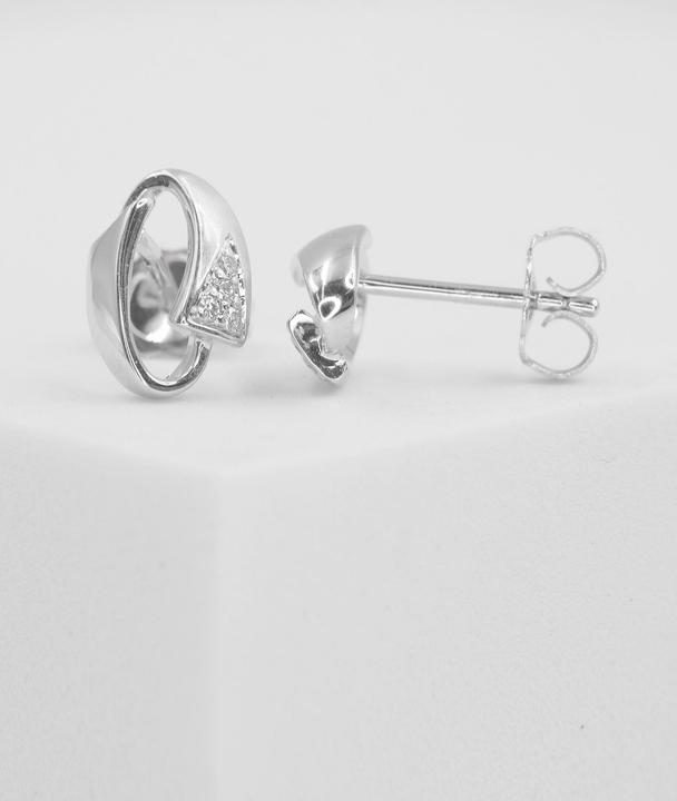 Image du produit Muau Boucles d'oreilles (Or blanc)