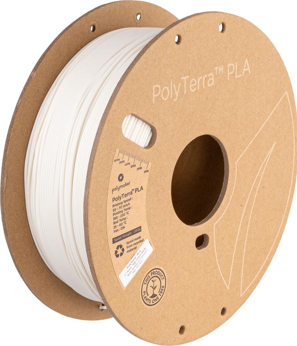 Immagine prodotto Polymaker PolyTerra (PLA, 2.85 mm, 1000 g, Bianco)