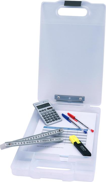 Actual product image Genie Clipboard CL900T with transparent storage compartment