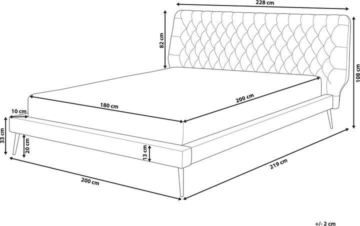 Actual product image Beliani Essonne (180 x 200 cm)