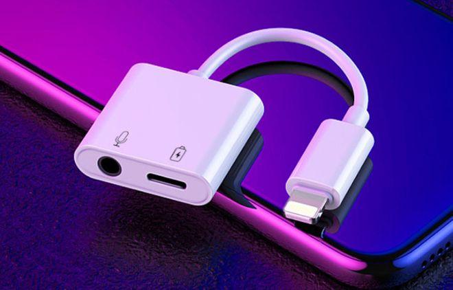 Image du produit MU Classic Lightning vers 1x AUX 3.5mm audio et 1 adaptateur Lightning