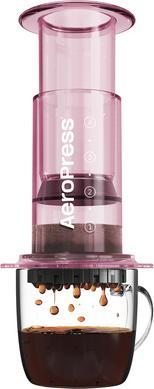 Aeropress Clear Pink - Rosa Kaffeemaschine