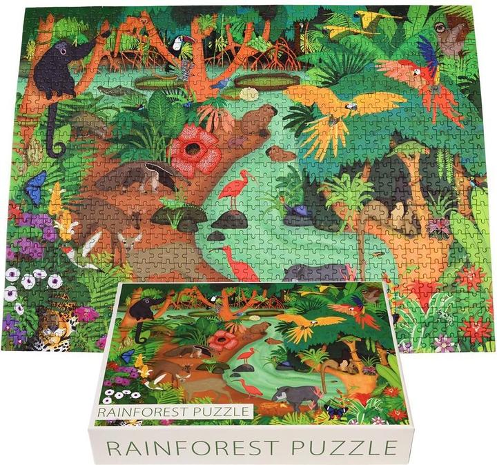Produktbild Rex London Puzzle 1000 Teile Regenwald (1000 Teile)