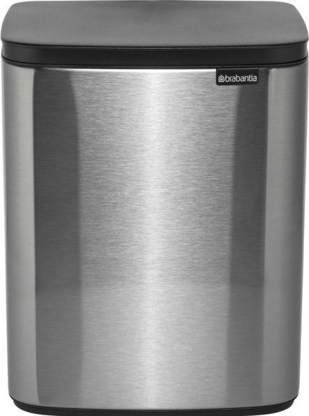 Produktbild Brabantia Bo Prullenbak - 12 l - Matt Steel Fingerprint Proof (12 l)
