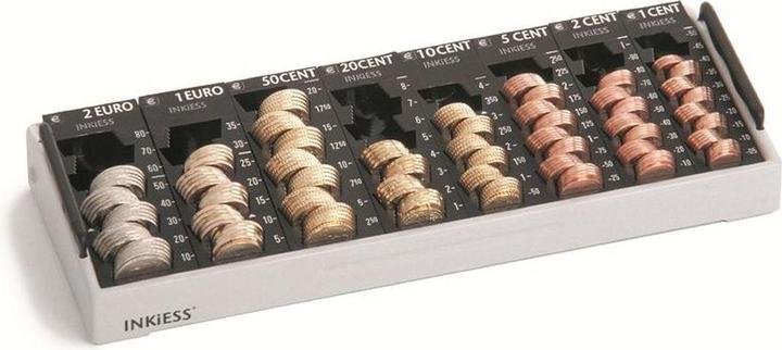 Produktbild Inkiess Kasse 80-Griff Minikord (BxTxH) 32,5x12,5x5,0 cm lichtgrau/schwarz
