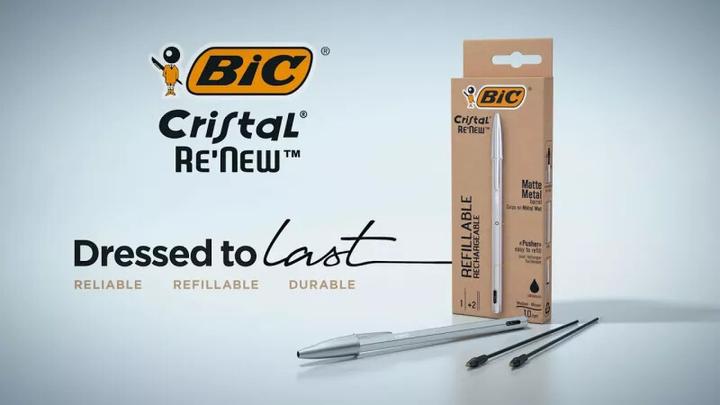 Actual product image Bic CRYSTAL - ball pen (Blue, 1 x)