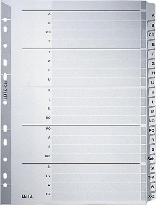 Nährwerte und Zutaten Leitz Register Karton
