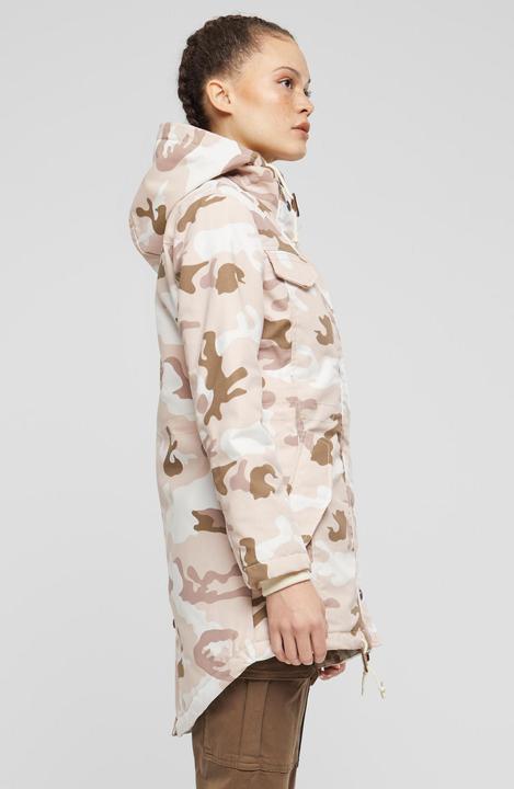 Actual product image Brandit Women's Marsh Lake Parka size M colour candy/camouflage pattern (M)