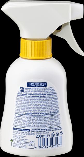 Produktbild dm Sundance Sonnenspray Kids MED ultra sensitiv (Sonnenspray, SPF 50+, 200 ml)