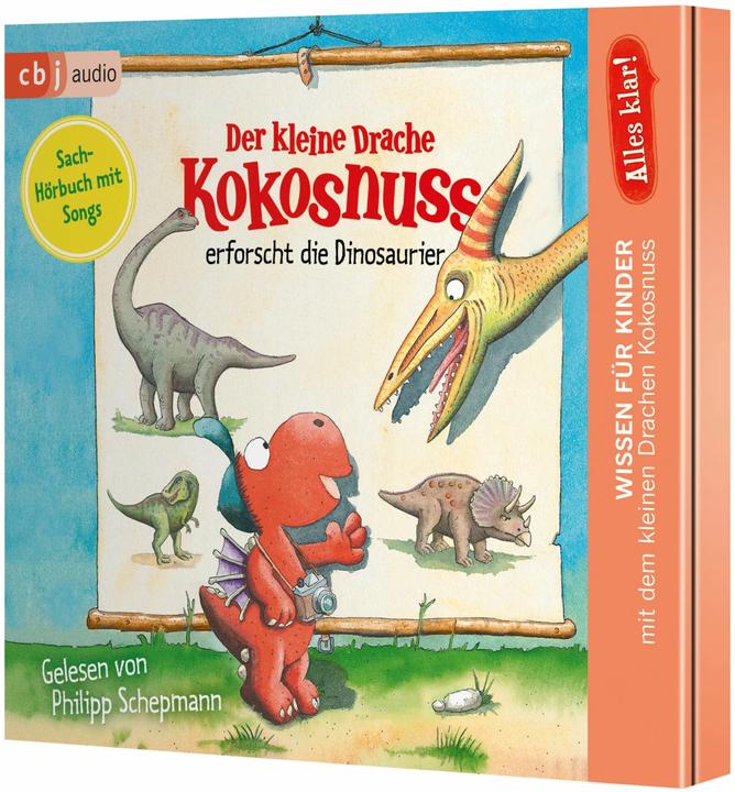 Image du produit Tout est clair ! Le petit dragon Noix de coco explore... Les dinosaures (Ingo Siegner, Alfred Dieler, Philipp Schepmann, Allemand)