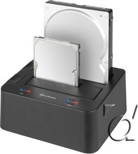 Sharkoon SATA QuickPort Duo, USB & eSATA Anschluss extern