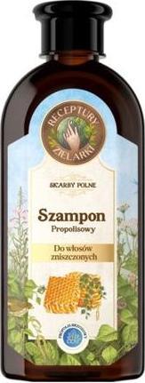 Image du produit Herbalist Recipes Recettes à base de plantes Shampooing régénérant à la propolis pour cheveux abîmés 350ml (350 ml, Shampoing liquide)