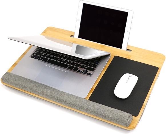 Twinco TWIN Laptop desktop with soft pads Bambus 550x365x75 mm