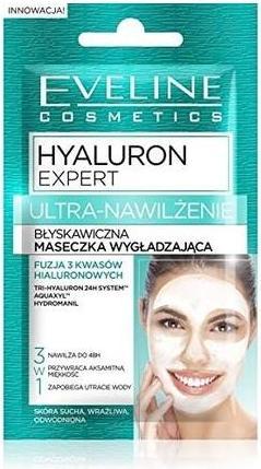 Actual product image Eveline Hyaluron Expert Moisturising Smoothing Mask 3In1 7Ml (7 ml)