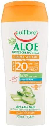Immagine prodotto Equilibra Crema protettiva solare per il corpo all'aloe SPF 20 200ml (Crema solare, SPF 20, 200 ml)