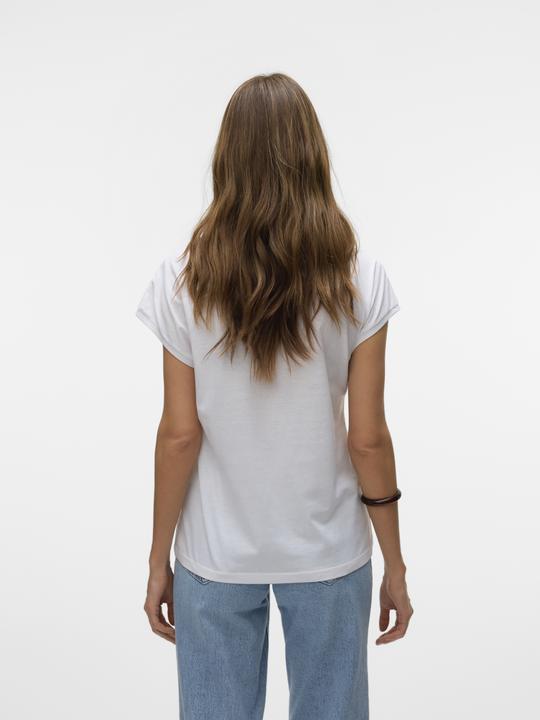Actual product image Vero Moda Vmluna Ss V-Neck Tee Jrs Noos (S)