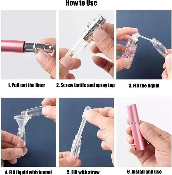 Actual product image Swissdetector 2 Refillable Fragrance Atomizers - 10 Ml - Purple (10 ml)