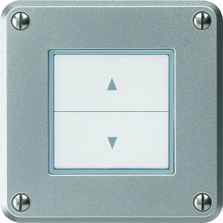 Produktbild Hager robusto NUP Storenschalter mechanisch 10A/250V Aluminium