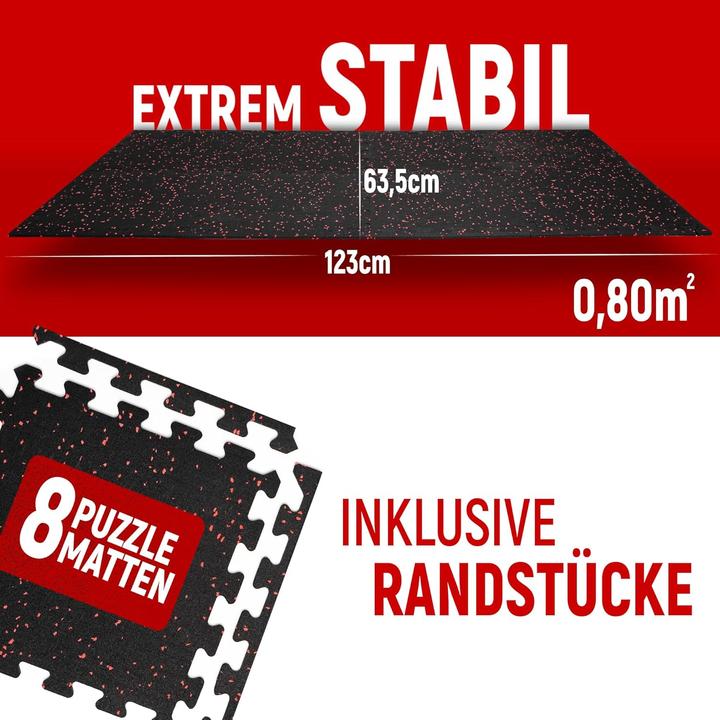 Actual product image Neolymp Puzzle mat robust natural rubber 1x 8pcs. (0.60 cm)