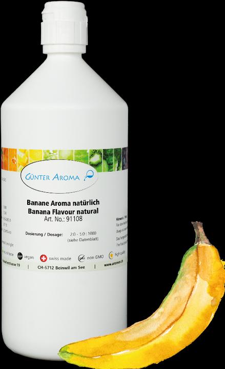 Actual product image Günter Aroma Banana flavour natural (1000 g)