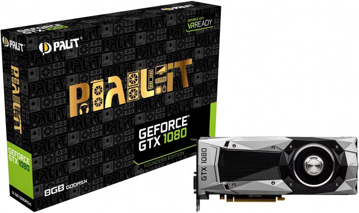 Produktbild Palit GeForce GTX 1080 Founders Edition (8 GB)