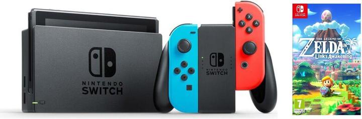 Produktbild Nintendo Switch + The Legend of Zelda: Links awakening