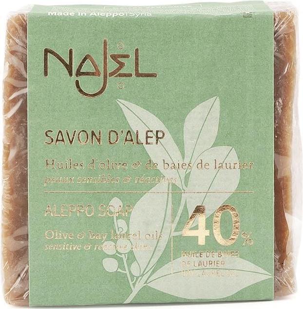 Actual product image Najel Savon Alep 40 HBL (Hard soap)