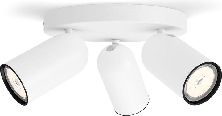 Philips Pongee opbouwspot - 3-lichts - wit (GU10)