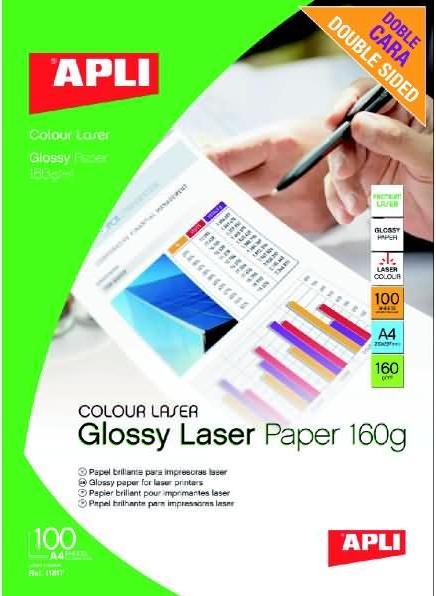 Produktbild Agipa Fotopapier für Drucker A4 (160 g/m², A4, 100 x)