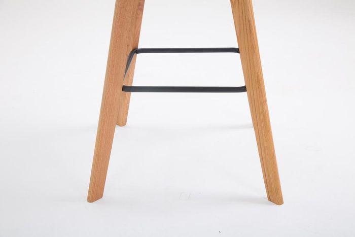 Actual product image Swisshandel24 Metz plastic bar stool Natura, black