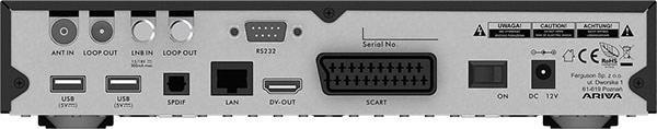 Actual product image Ferguson Ariva 255 Combo S (DVB-T2, DVB-S2, DVB-S)