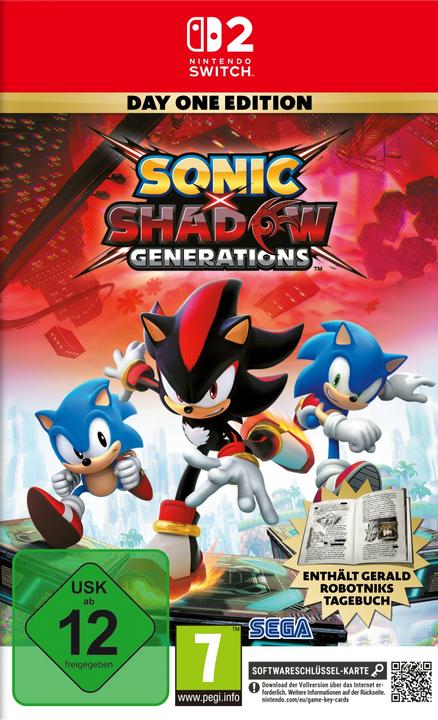 Actual product image Sega Sonic x Shadow Generations - Day One Edition (Switch 2, DE)