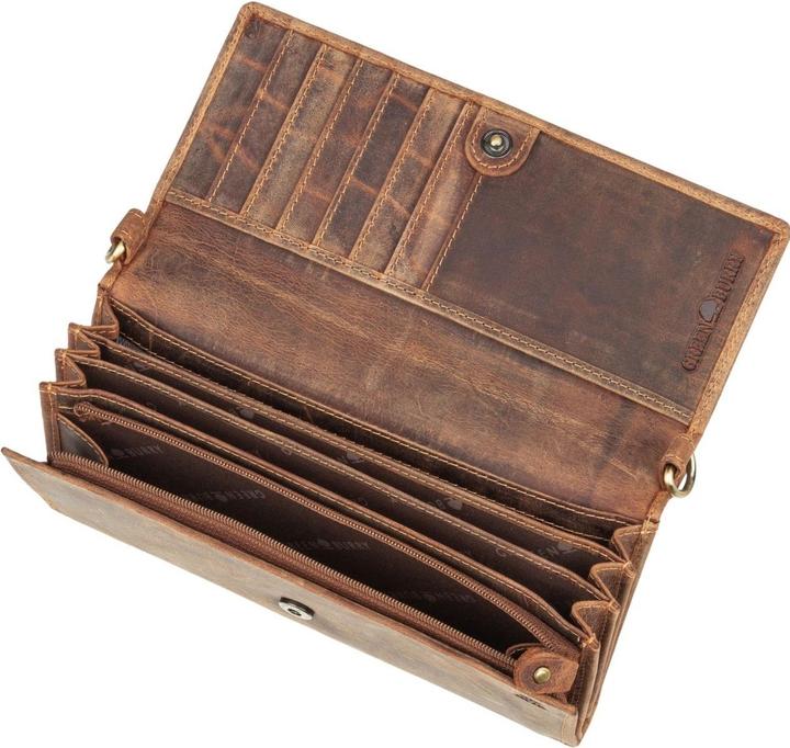 Actual product image Greenburry Vintage 1552A Lady Wallet Bag RFID Shoulder Bag