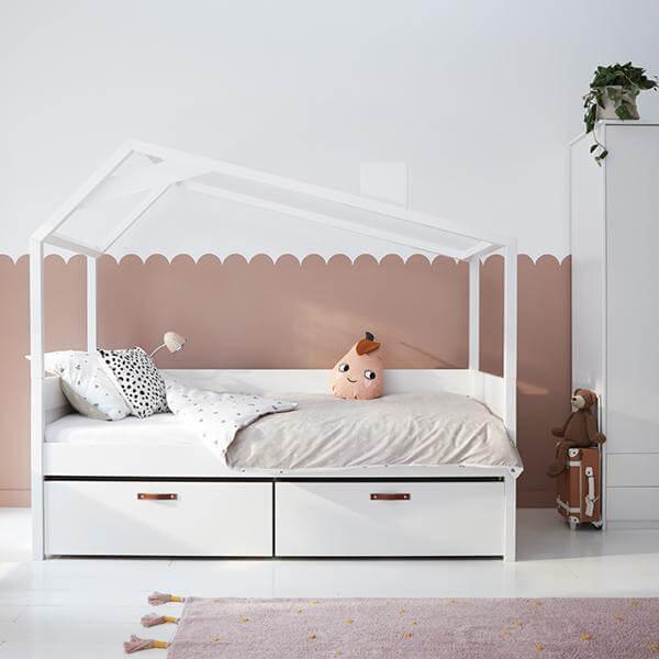Image du produit Cool Kids Furniture Cool Kids Lit superposé avec cabine (90 x 200 cm)