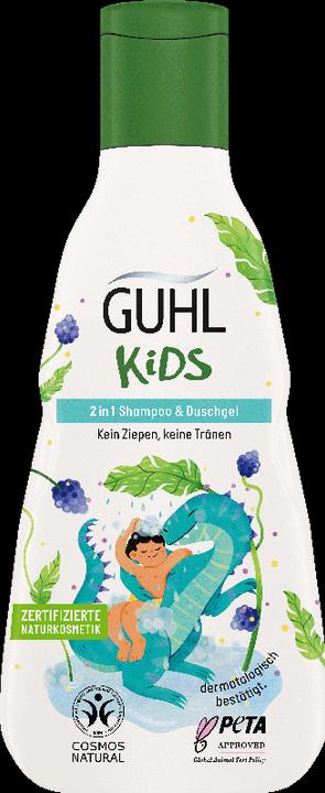 Actual product image Guhl Kids 2in1 Shampoo, Duschgel Brombeerextrakt (250 ml, Liquid shampoo)