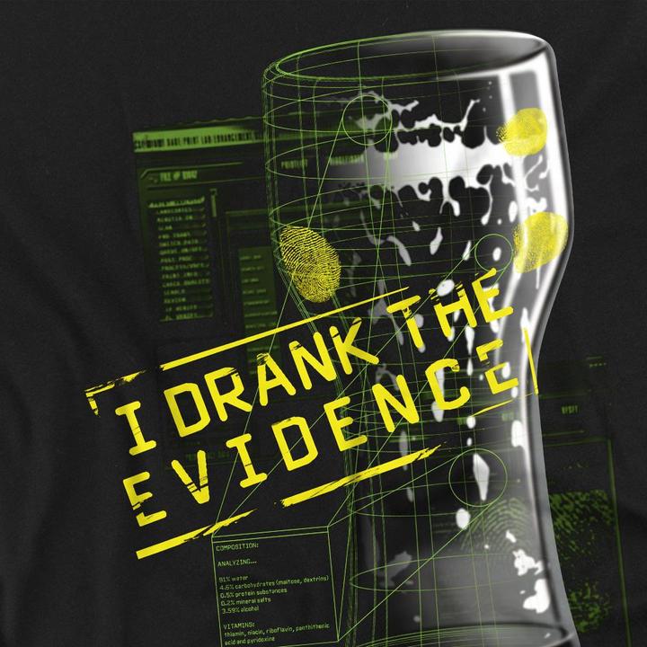 Immagine prodotto Csi: NY I Drank the Evidence Maglietta Uomo (4XL)